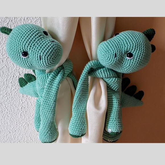 Prendedor de Cortina Infantil Amigurumi Personalizado