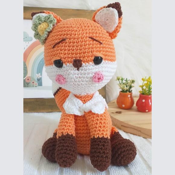 Raposa Amigurumi Personalizada