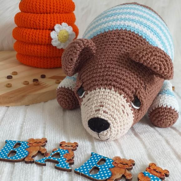 Urso Amigurumi Personalizado