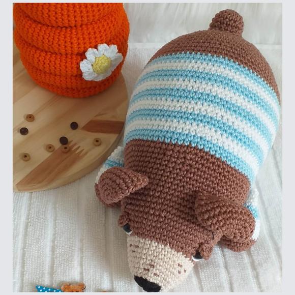Urso Amigurumi Personalizado