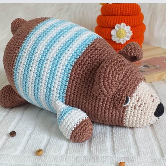 Urso Amigurumi Personalizado