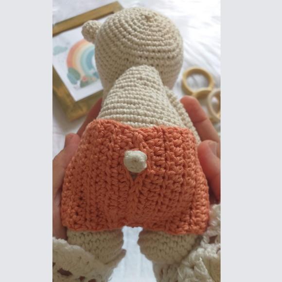 Urso Chantily Amigurumi Personalizado