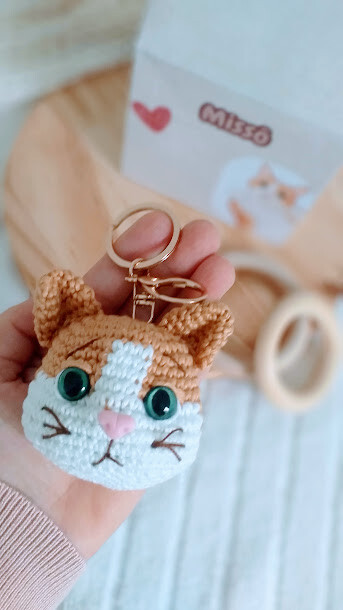 Chaveiro Pet Personalizado Amigurumi