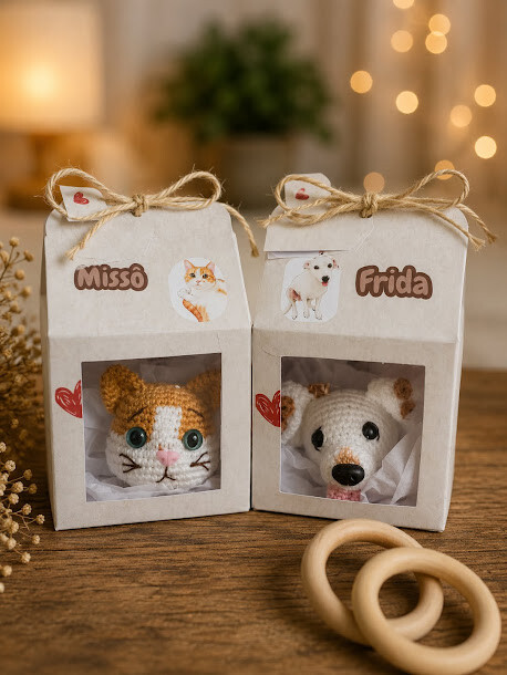 Chaveiro Pet Personalizado Amigurumi