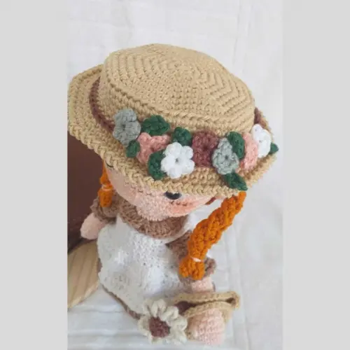 Boneca Anne Amigurumi