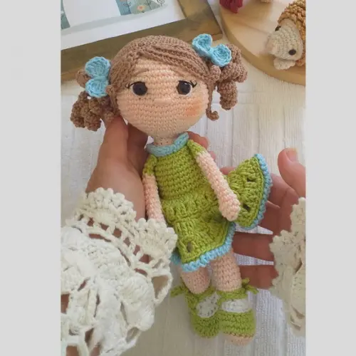 Boneca Leonor Amigurumi Personalizada
