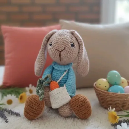 Coelho Amigurumi Personalizado