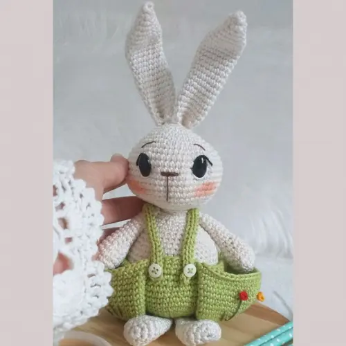 Coelho Amigurumi Personalizado