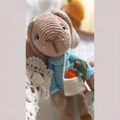 Coelho Amigurumi Personalizado