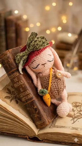 Coelho Amigurumi Personalizado