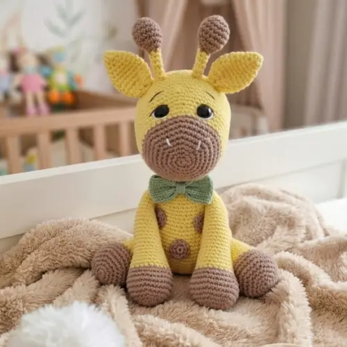 Girafa Cristal Amigurumi.safari Personalizada