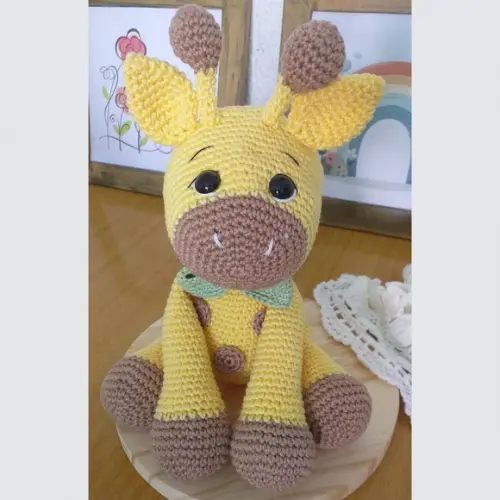 Girafa Cristal Amigurumi.safari Personalizada