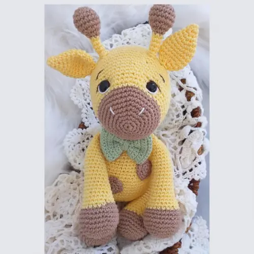 Girafa Cristal Amigurumi.safari Personalizada