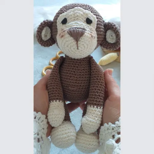 Macaco Amigurumi Personalizado