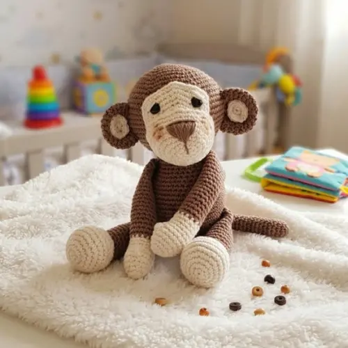 Macaco Amigurumi Personalizado