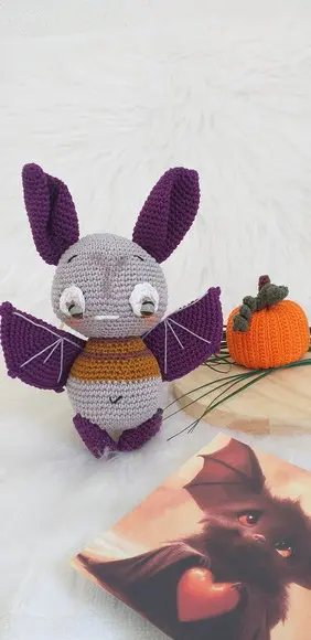 Morcego Bat Amigurumi Personalizado