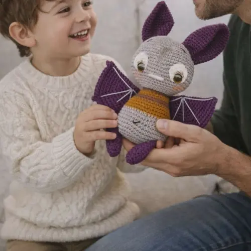 Morcego Bat Amigurumi Personalizado