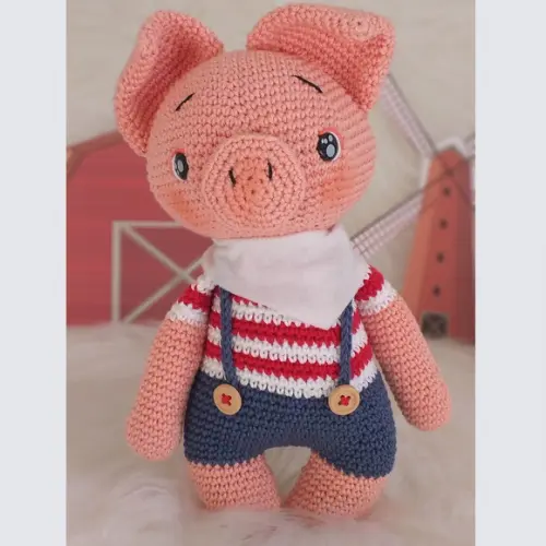Porquinho Amigurumi Personalizado