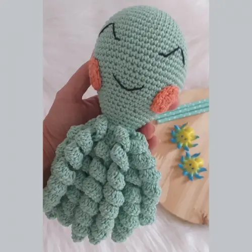 Polvo Amigurumi para Bebê