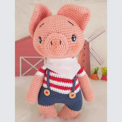 Porquinho Amigurumi Personalizado