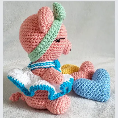 Porquinha Amigurumi Personalizada