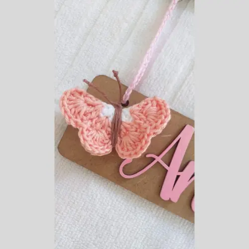 Porta Maternidade Personalizado Menina Amigurumi com Nome