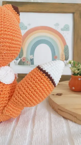 Raposa Amigurumi Personalizada