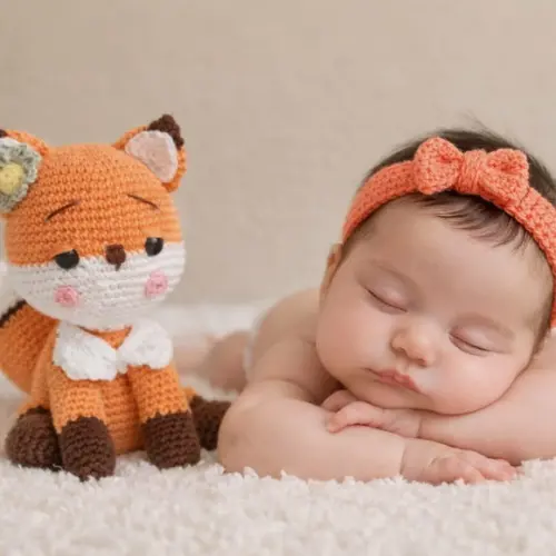 Raposa Amigurumi Personalizada