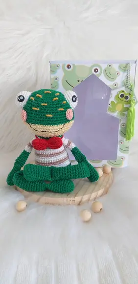 Sapo Amigurumi Personalizado
