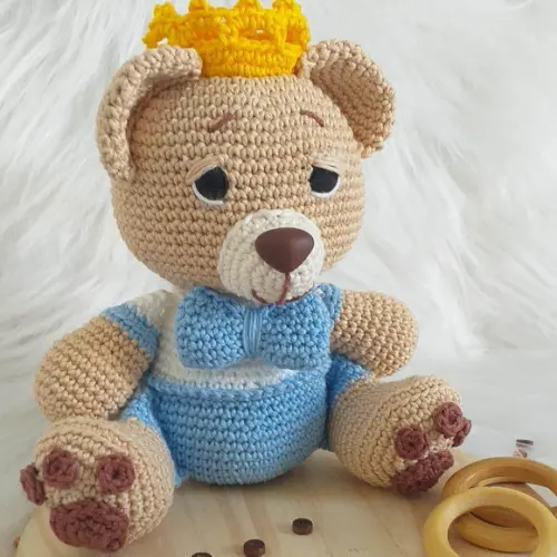 Ursinho Amigurumi Personalizado