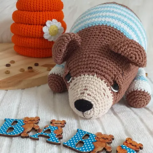 Urso Amigurumi Personalizado