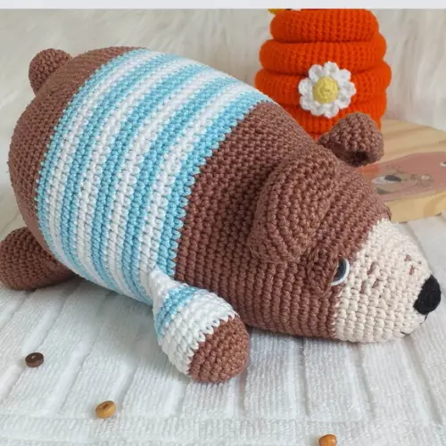 Urso Amigurumi Personalizado