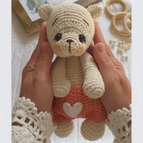 Urso Chantily Amigurumi Personalizado