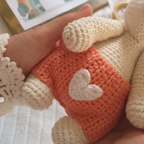 Urso Chantily Amigurumi Personalizado