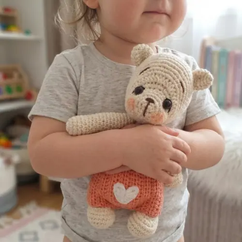 Urso Chantily Amigurumi Personalizado