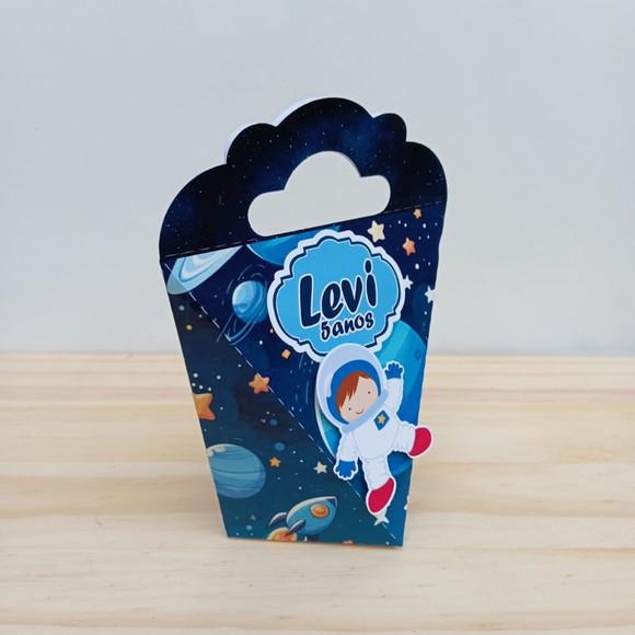 Caixa Coração Astronalta Personalizada