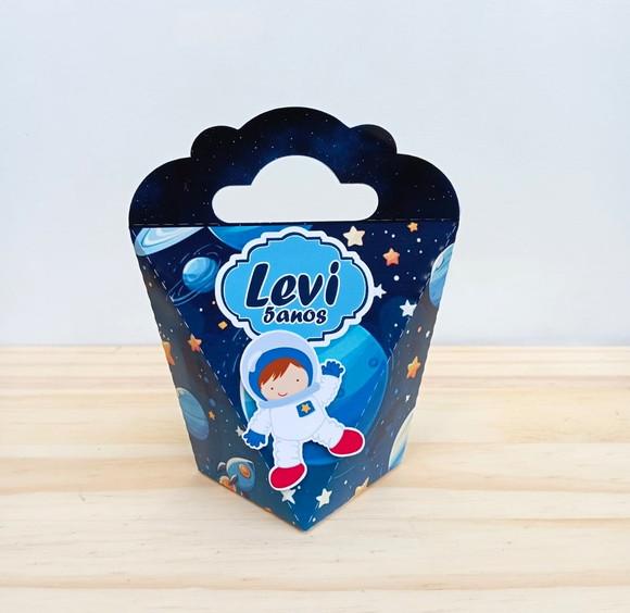 Caixa Coração Astronalta Personalizada