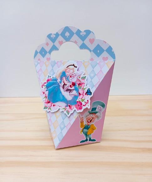 Caixa Coração Personalizada Alice no País das Maravilhas