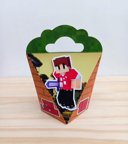 Caixa Coração Minicraft Personalizada