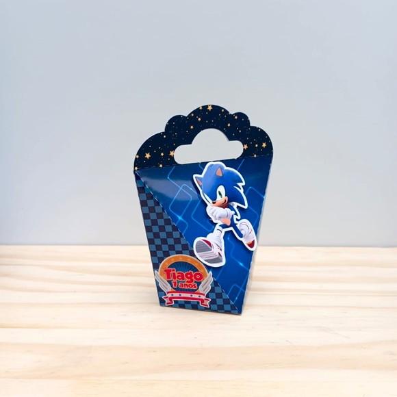 Caixa Coração Sonic Personalizada