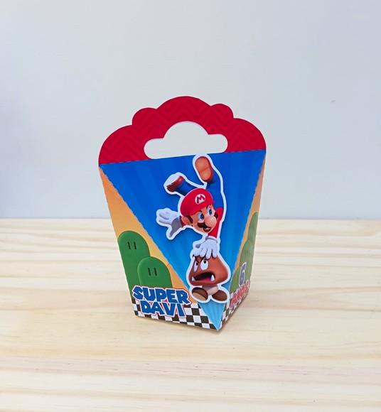 Caixa Coração Personalizada Super Mário Bros