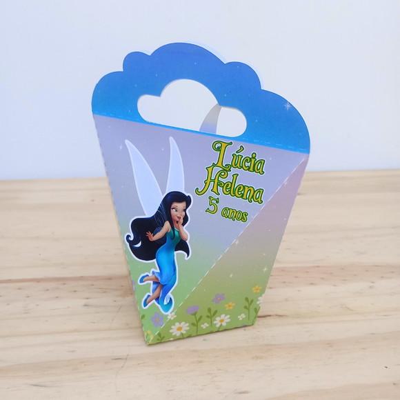 Caixa Coração Vidia Disney Fadas Tinkerbell Personalizada