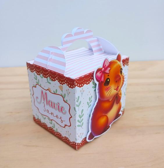 Caixa Lanchinho Capivara Personalizada