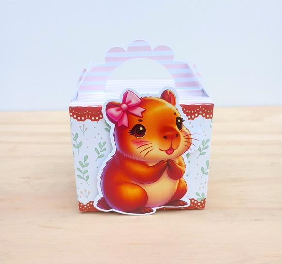 Caixa Lanchinho Capivara Personalizada