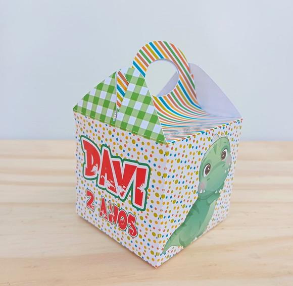 Caixa Lanchinho Dino Baby Menino Personalizada
