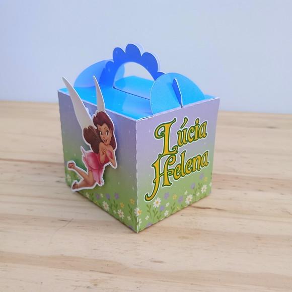 Caixa Lanchinho Rosetta Tinkerbell Fadas Personalizadas