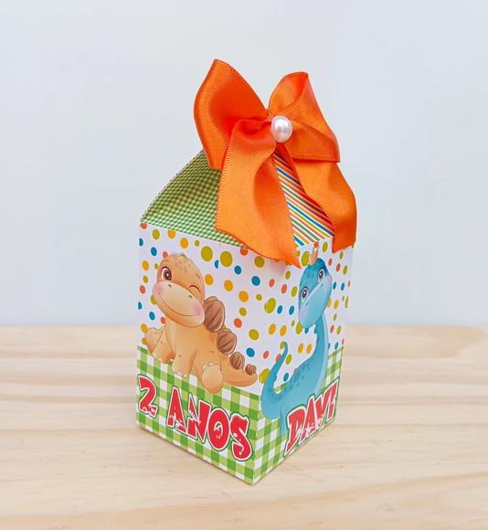 Caixa Milk Dino Baby Menino Personalizada