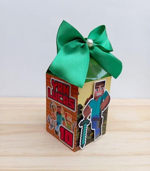 Caixa Milk Minicraft Personalizada