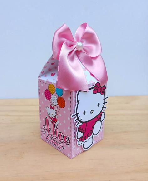 Caixa Milk Hello Kitty Personalizada Menina