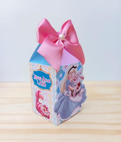 Caixa Milk Personalizada Alice no País das Maravilhas